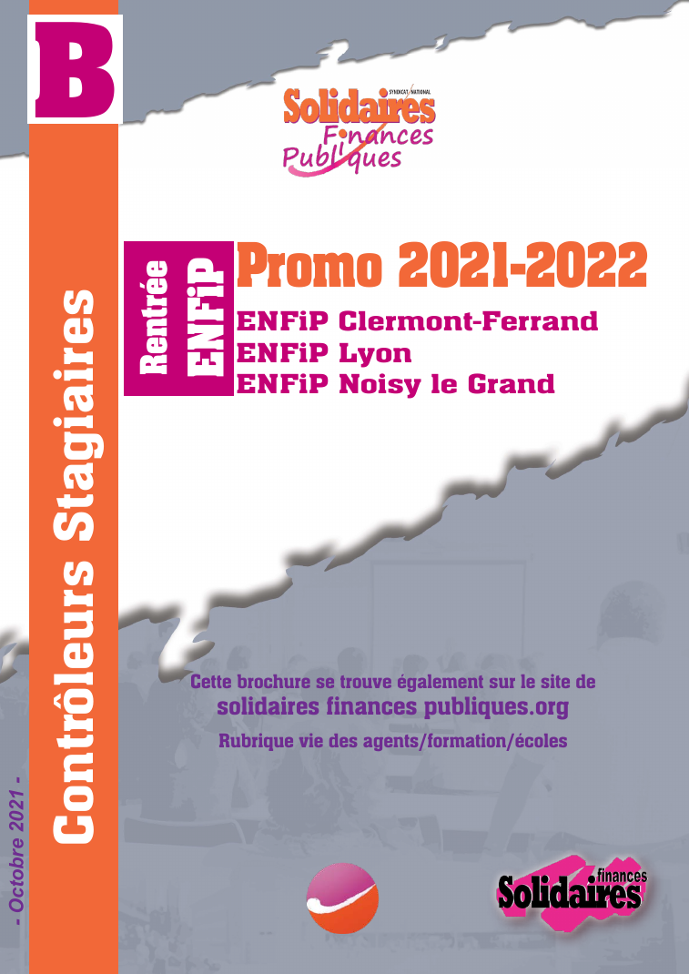 Brochure d'accueil contrôleur stagiaire généraliste 2021/2022 Brochure d'accueil contrôleur stagiaire généraliste