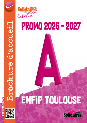 Brochure d'accueil Inspecteur Toulouse (cadastre et informatique)