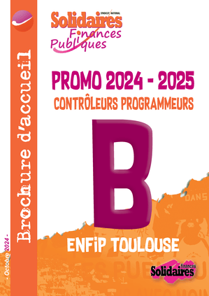 Brochure d'accueil contrôleur programmeur Brochure d'accueil contrôleur programmeur